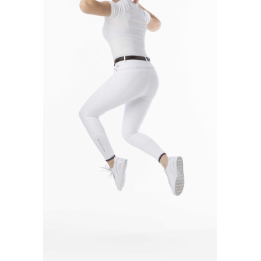 Pantalon Equithème Yolande recyclé Blanc Pantalon Equithème Yolande recyclé Blanc