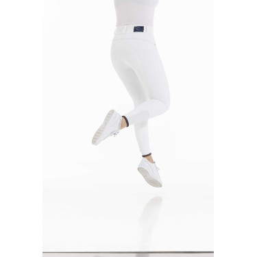 Pantalon Equithème Yolande recyclé Blanc Pantalon Equithème Yolande recyclé Blanc