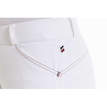 Pantalon Equithème Yolande recyclé Blanc Pantalon Equithème Yolande recyclé Blanc