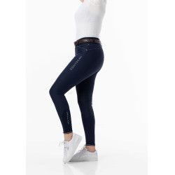 Pantalon Equithème Yolande recyclé Bleu marine Pantalon Equithème Yolande recyclé Bleu marine