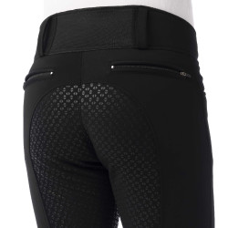 Pantalon softshell Equitheme Zermatt fond silicone Noir