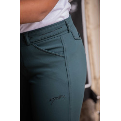 Pantalon d'équitation Élégance Pénélope Vert forêt