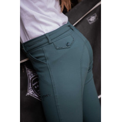 Pantalon d'équitation Élégance Pénélope Vert forêt