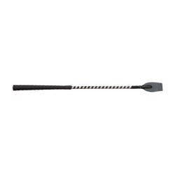 Cravache sucre d'orge T de T Argent / noir Cravache sucre d'orge T de T Argent / noir