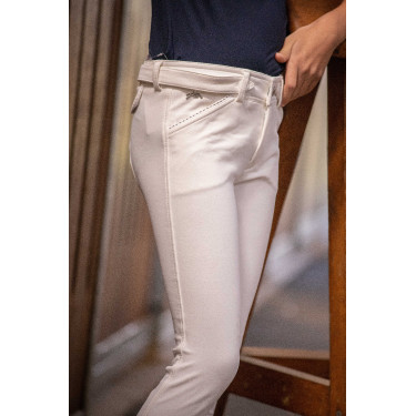 Pantalon Eden by PL Point Sellier Blanc Pantalon Eden by PL Point Sellier Blanc