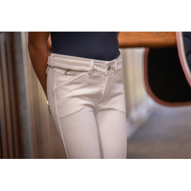 Pantalon Eden by PL Point Sellier Blanc Pantalon Eden by PL Point Sellier Blanc