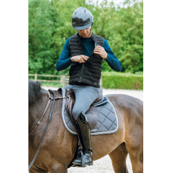 Gilet chauffant Equithème Charlie Noir Gilet chauffant Equithème Charlie Noir