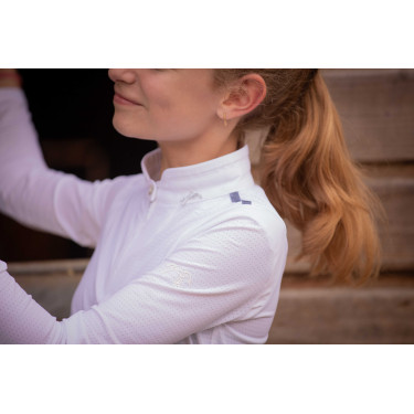 Wedstrijdpolo Pénélope Séville Mesh lange mouwen Wedstrijdpolo Pénélope Séville Mesh lange mouwen