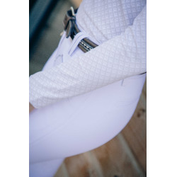 Polo wedstrijd Sevilla Pénélope lange mouwen Wit