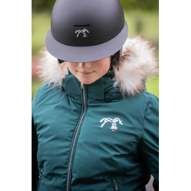 Pénélope matte helm met lange klep Mat zwart Pénélope matte helm met lange klep Mat zwart