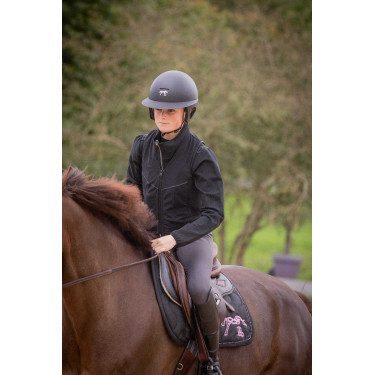 Pénélope matte helm met lange klep Mat zwart Pénélope matte helm met lange klep Mat zwart