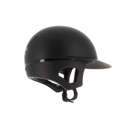 Casque Pénélope visière longue Noir mat