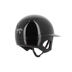 Pénélope matte helm met lange klep Glanzend zwart Pénélope matte helm met lange klep Glanzend zwart