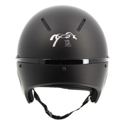 Casque Pénélope visière courte Noir mat Casque Pénélope visière courte Noir mat
