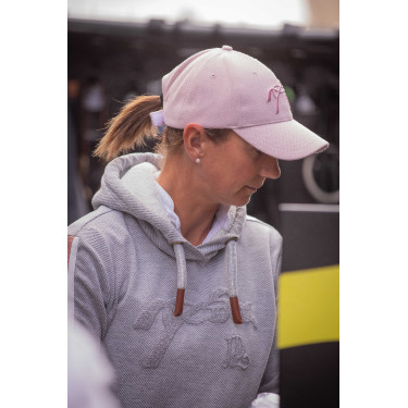 Casquette Pénélope Naomi Chevron Rose