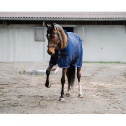 Equithème Classic 3D mesh overhemd Marineblauw