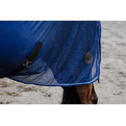 Equithème Classic 3D mesh overhemd Marineblauw