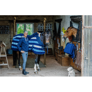 Chemise polaire Equithème Confortech Marine Chemise polaire Equithème Confortech Marine