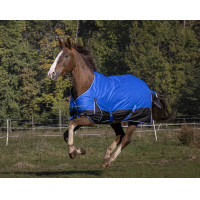 Equithème Tyrex 1200D Aisance deken Blauw / zwart Equithème Tyrex 1200D Aisance deken Blauw / zwart