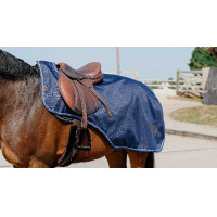 Zadeldeken Equithème Classic 600D Marineblauw Zadeldeken Equithème Classic 600D Marineblauw