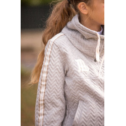 Sweat Pénélope Pépita Gris Sweat Pénélope Pépita Gris