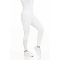 Pull-on Equithème Brigitte fond silicone Blanc Pull-on Equithème Brigitte fond silicone Blanc