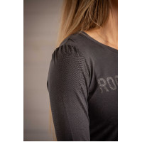 T-shirt Pénélope Lovely manches longues Anthracite T-shirt Pénélope Lovely manches longues Anthracite