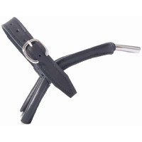 T-sporen voor mannen Leer Zwart