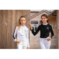 Wedstrijdshirt Pénélope Showshirt Arctisch blauw Wedstrijdshirt Pénélope Showshirt Arctisch blauw