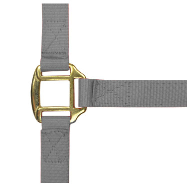 Licol nylon doublé cuir Norton Gris clair Licol nylon doublé cuir Norton Gris clair
