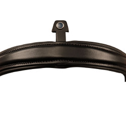 Muserolle spéciale dressage Stübben combinée 2300 Leitrim Noir / noir argenté