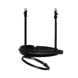 Muserolle spéciale dressage Stübben combinée 2300 Leitrim Noir / noir argenté