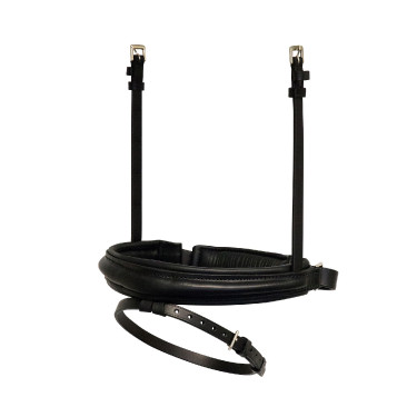 Stübben gecombineerde dressuurneusriem speciaal 2300 Leitrim Zwart / zwart zilver