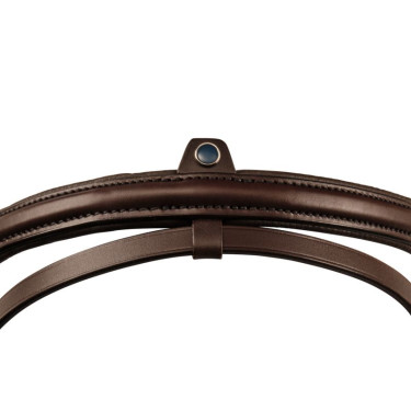 Muserolle combinée Stübben 2300 Leitrim Ebène / ébène argenté