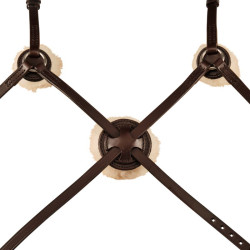 Muserolle Mexican Stübben 2300 Leitrim Ebène / ébène argenté