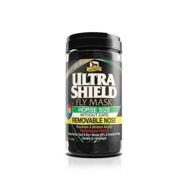 Vliegenmasker zonder oren en met neusbeschermer Absorbine Ultrashield