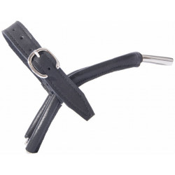 T-sporen kind Leer Zwart