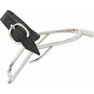 Éperons T de T enfant Inox Gris