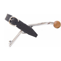 Éperons T de T enfant Cuir Noir