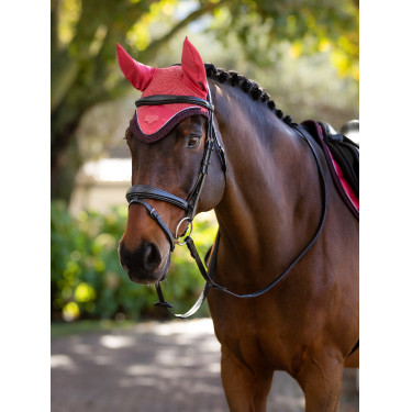 Bonnet anti-mouches LeMieux Classic Cranberry Bonnet anti-mouches LeMieux Classic Cranberry