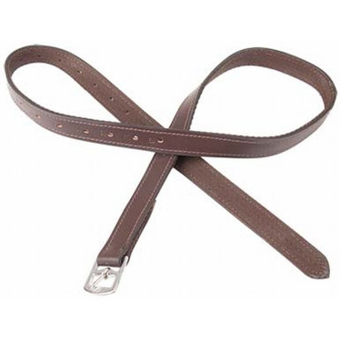 Lederen en nylon stijgbeugelriemen T de T Lederen en nylon stijgbeugelriemen T de T