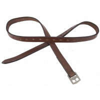 Étrivières cuir standard T de T Havane foncé Marron Étrivières cuir standard T de T Havane foncé Marron