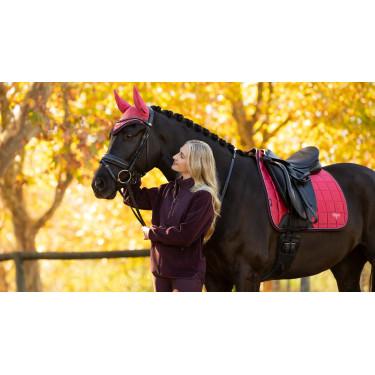 Tapis LeMieux Loire Classic Dressage Square Cranberry Rose