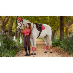 Zadeldek veelzijdigheid LeMieux Loire Classic GP Square Veenbes Roze