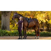 Tapis de selle mixte LeMieux Loire Classic GP Square Damson Violet