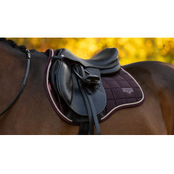 Tapis de selle mixte LeMieux Loire Classic GP Square Damson Violet