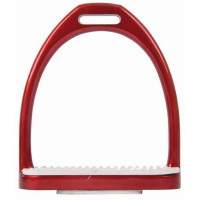 Aluminium stijgbeugels T de T Rood
