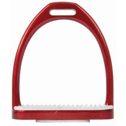 Aluminium stijgbeugels T de T Rood