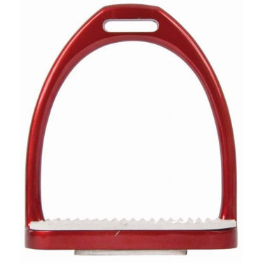 Aluminium stijgbeugels T de T Rood