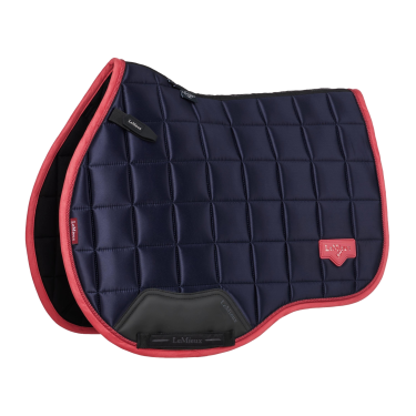 Tapis de selle mixte LeMieux Loire Classic GP Square Marine / cranberry Bleu marine Tapis de selle mixte LeMieux Loire Classic GP Square Marine / cranberry Bleu marine